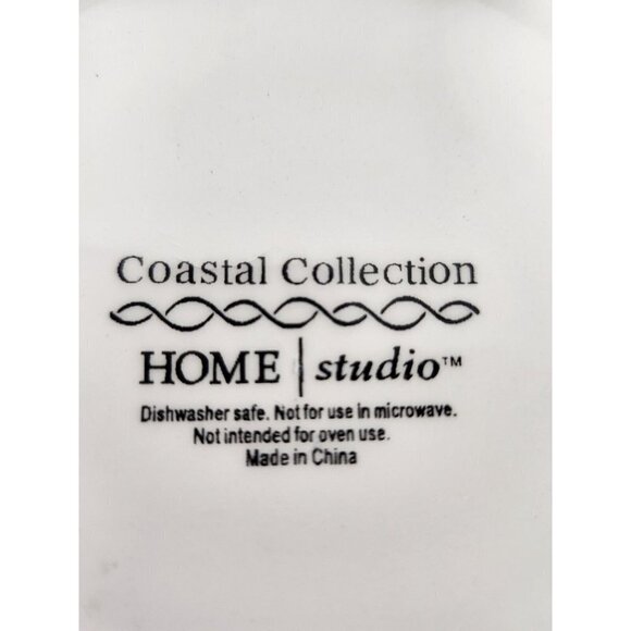 Vtg Home Studio Coastal Collection Ceramic Clam Seafood Theme Canister Container - Picture 15 of 15